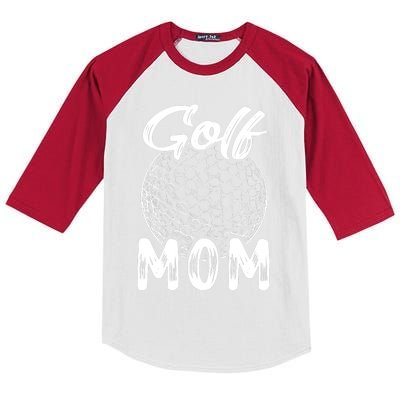 Golf Mom Wo Golfer Golf Ball Player Family Matching Set Kids Colorblock Raglan Jersey