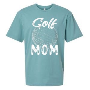 Golf Mom Wo Golfer Golf Ball Player Family Matching Set Sueded Cloud Jersey T-Shirt