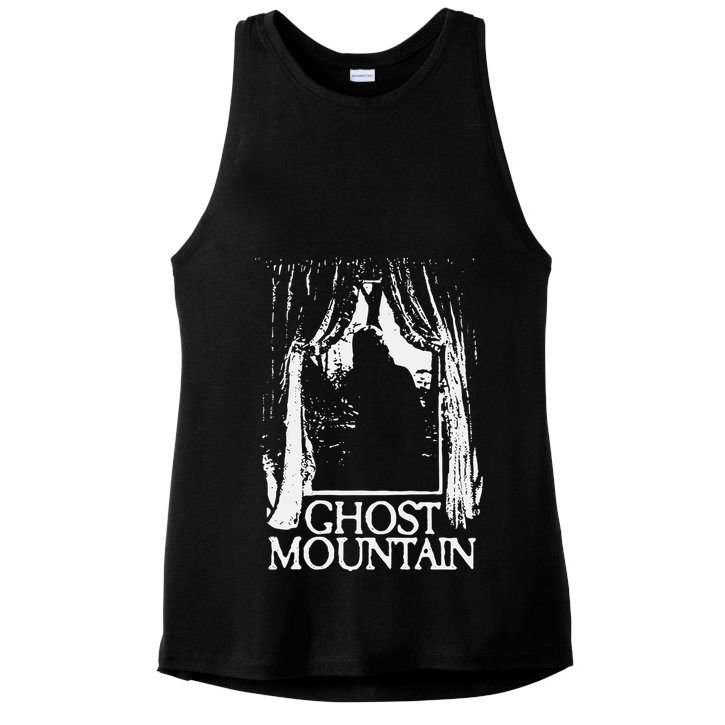 Ghost Mountain Window Black Ladies PosiCharge Tri-Blend Wicking Tank
