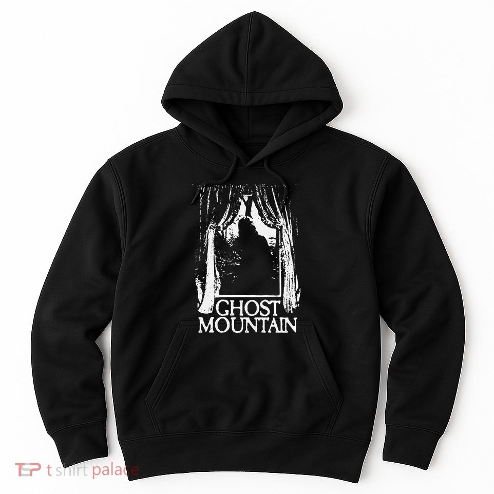 Ghost Mountain Window Black Hoodie
