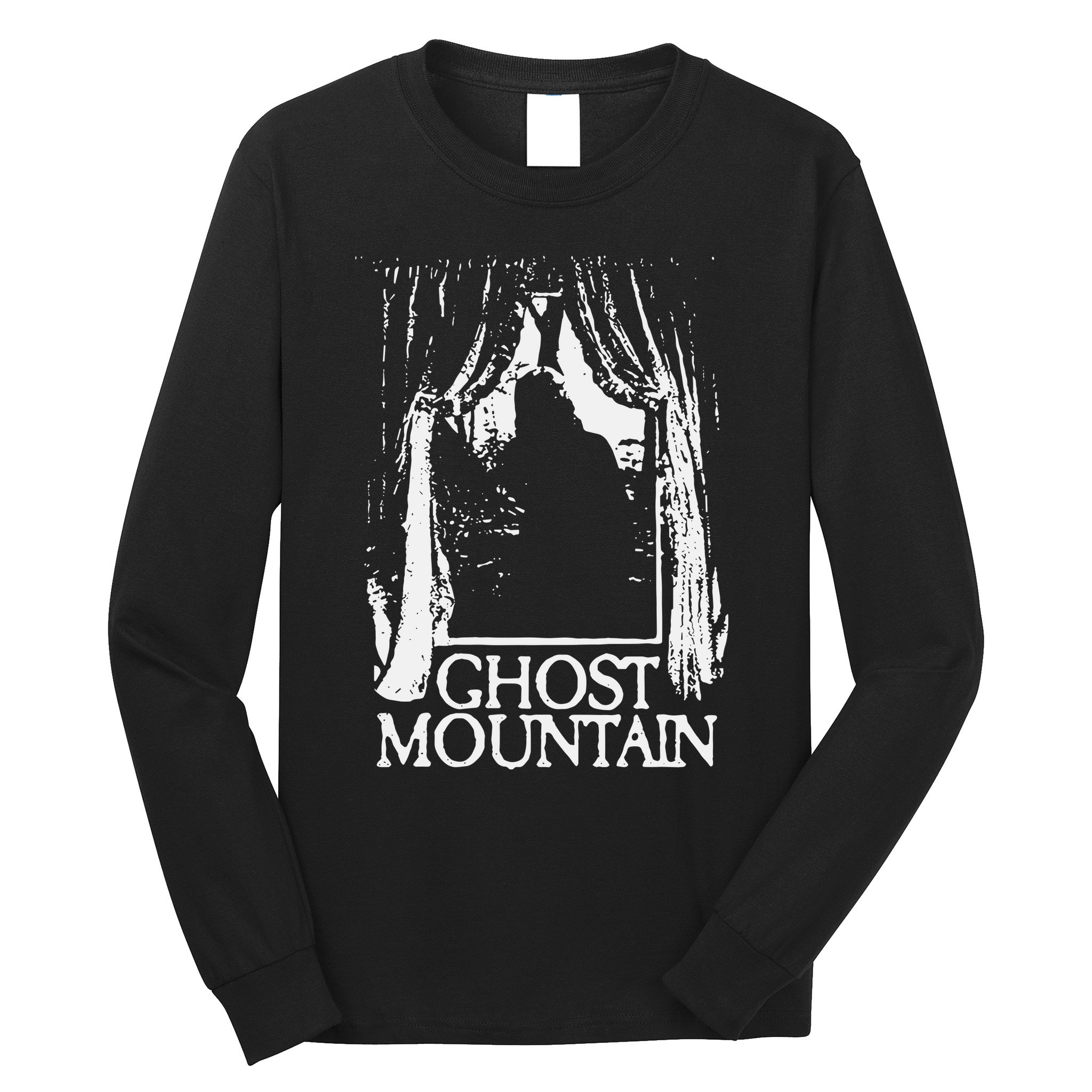 Ghost Mountain Window Black Long Sleeve Shirt