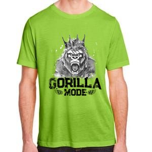 Gorilla Mode Workout Gym Success Fitness King Beast Gift Adult ChromaSoft Performance T-Shirt