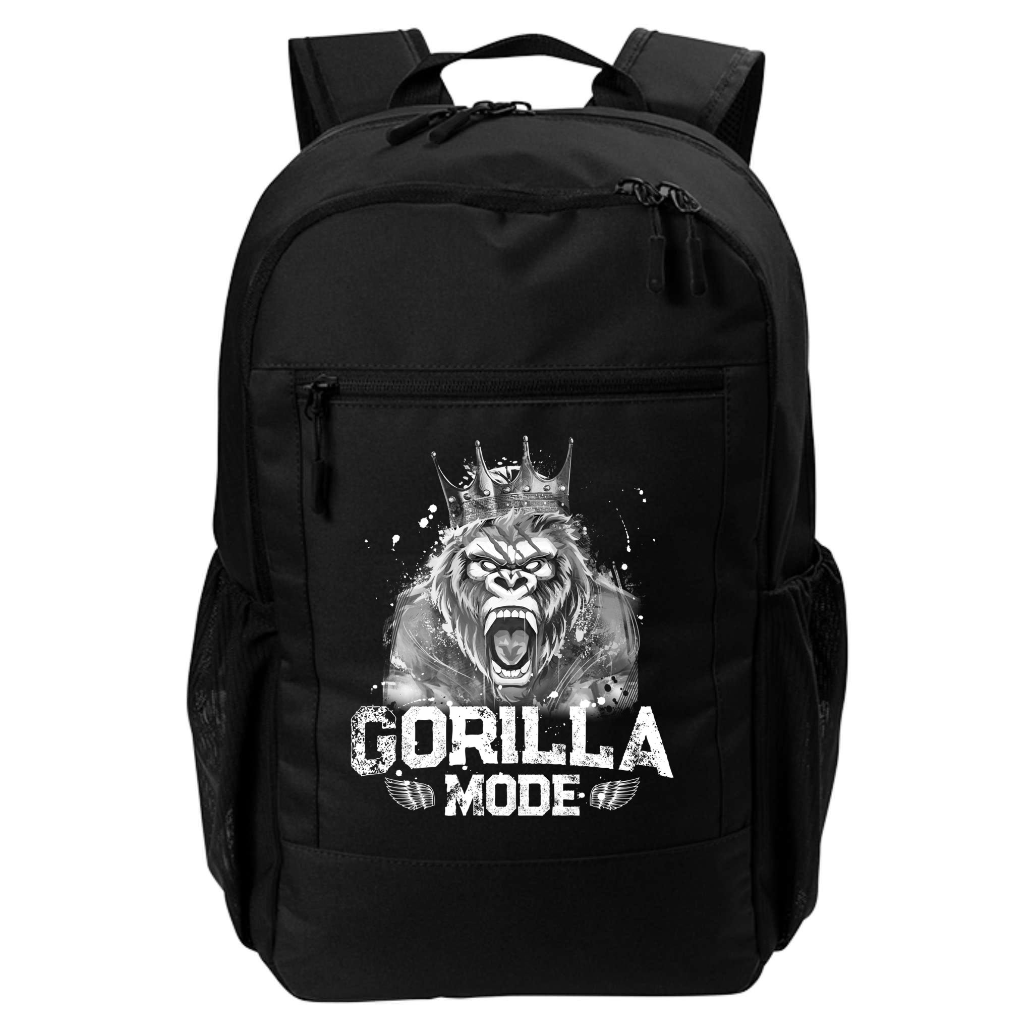 Gorilla Mode Workout Gym Success Fitness King Beast Gift Backpack