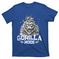 Gorilla Mode Workout Gym Success Fitness King Beast Gift T-Shirt