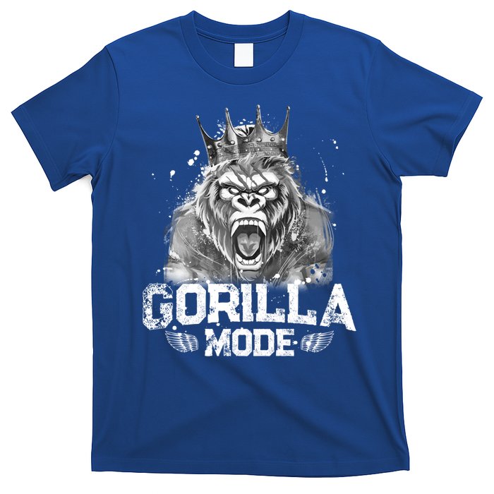 Gorilla Mode Workout Gym Success Fitness King Beast Gift T-Shirt