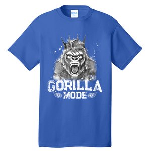 Gorilla Mode Workout Gym Success Fitness King Beast Gift Tall T-Shirt