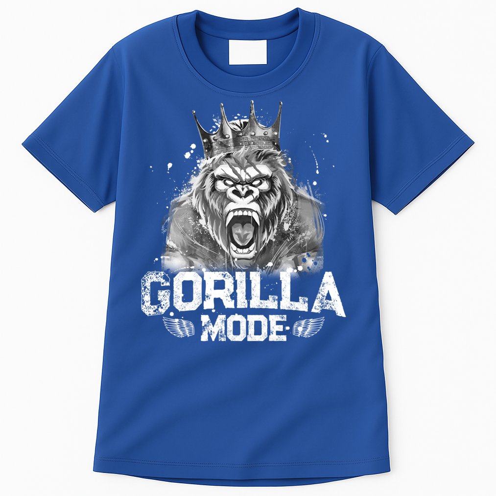 Gorilla Mode Workout Gym Success Fitness King Beast Gift Tall T-Shirt