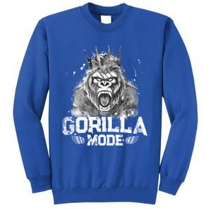 Gorilla Mode Workout Gym Success Fitness King Beast Gift Tall Sweatshirt