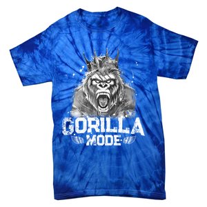 Gorilla Mode Workout Gym Success Fitness King Beast Gift Tie-Dye T-Shirt