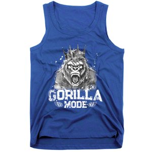 Gorilla Mode Workout Gym Success Fitness King Beast Gift Tank Top