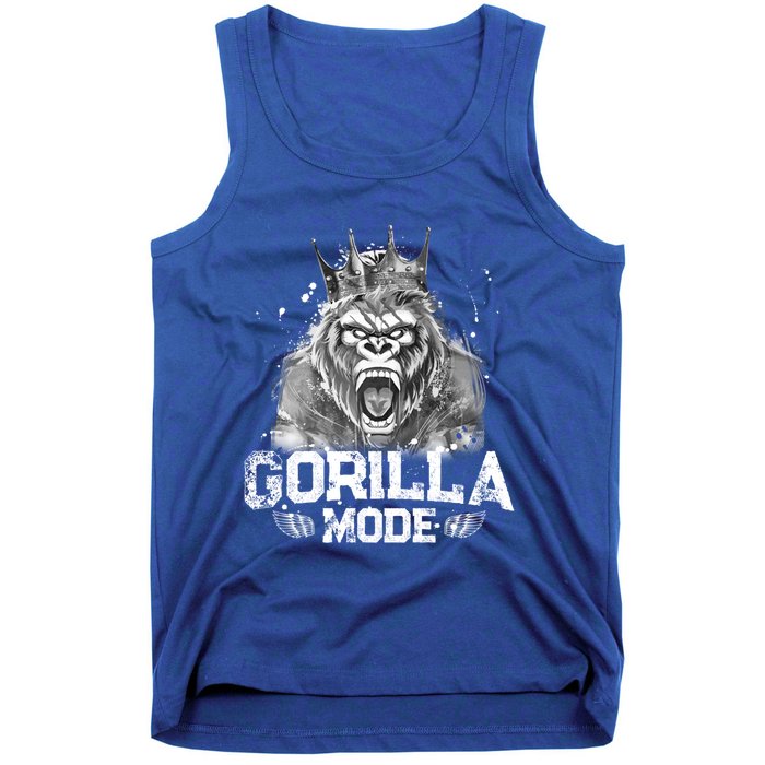 Gorilla Mode Workout Gym Success Fitness King Beast Gift Tank Top