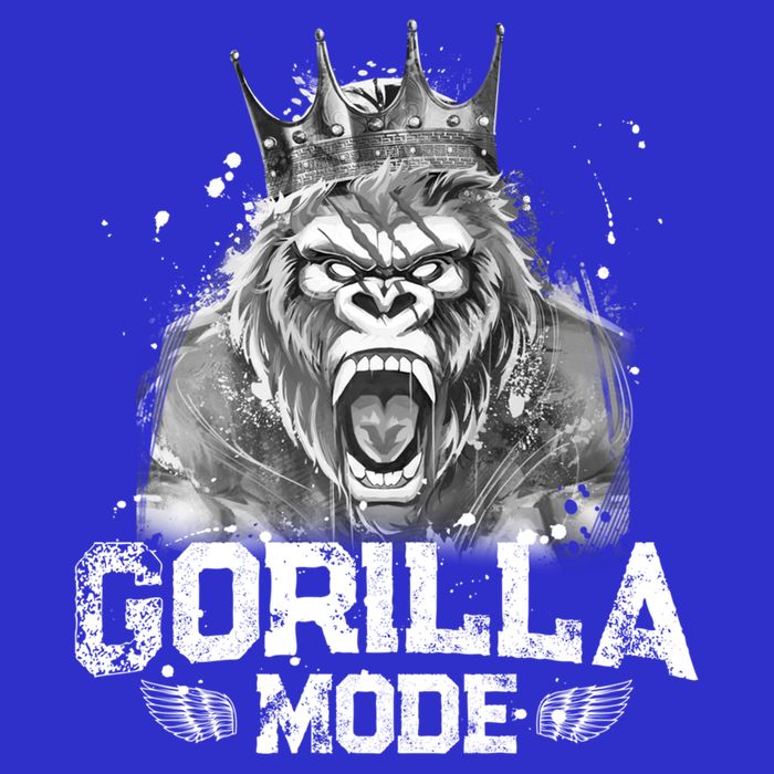 Gorilla Mode Workout Gym Success Fitness King Beast Gift Zip Tote Bag