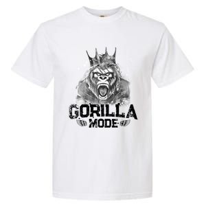 Gorilla Mode Workout Gym Success Fitness King Beast Gift Garment-Dyed Heavyweight T-Shirt