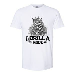 Gorilla Mode Workout Gym Success Fitness King Beast Gift Softstyle CVC T-Shirt