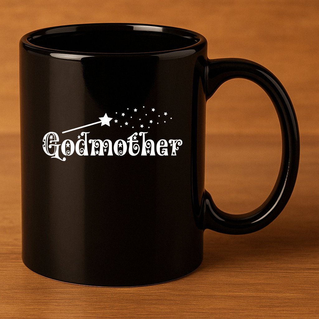 Godmother Magic Wand 11oz C Handle Ceramic Mug