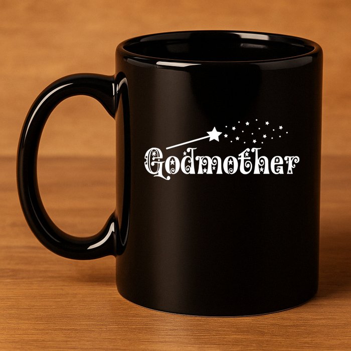 Godmother Magic Wand 11oz C Handle Ceramic Mug