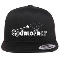 Godmother Magic Wand Flat Bill Trucker Hat
