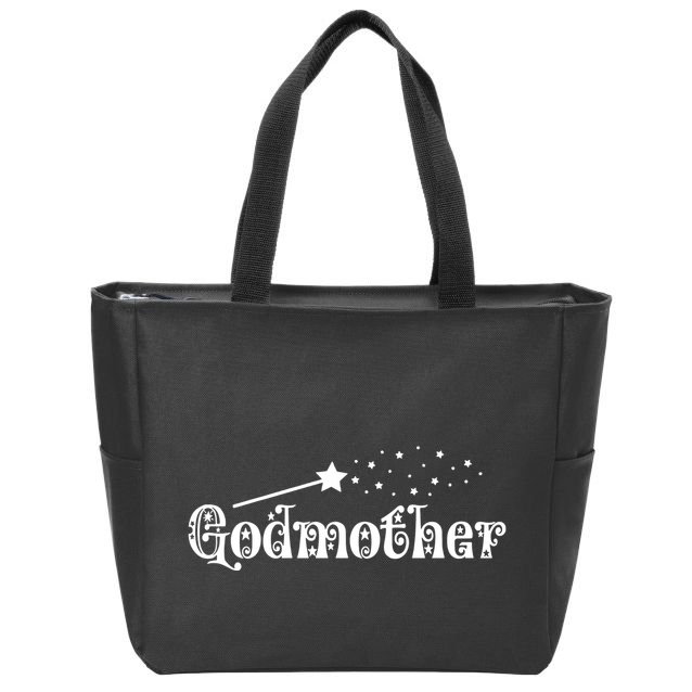 Godmother Magic Wand Zip Tote Bag