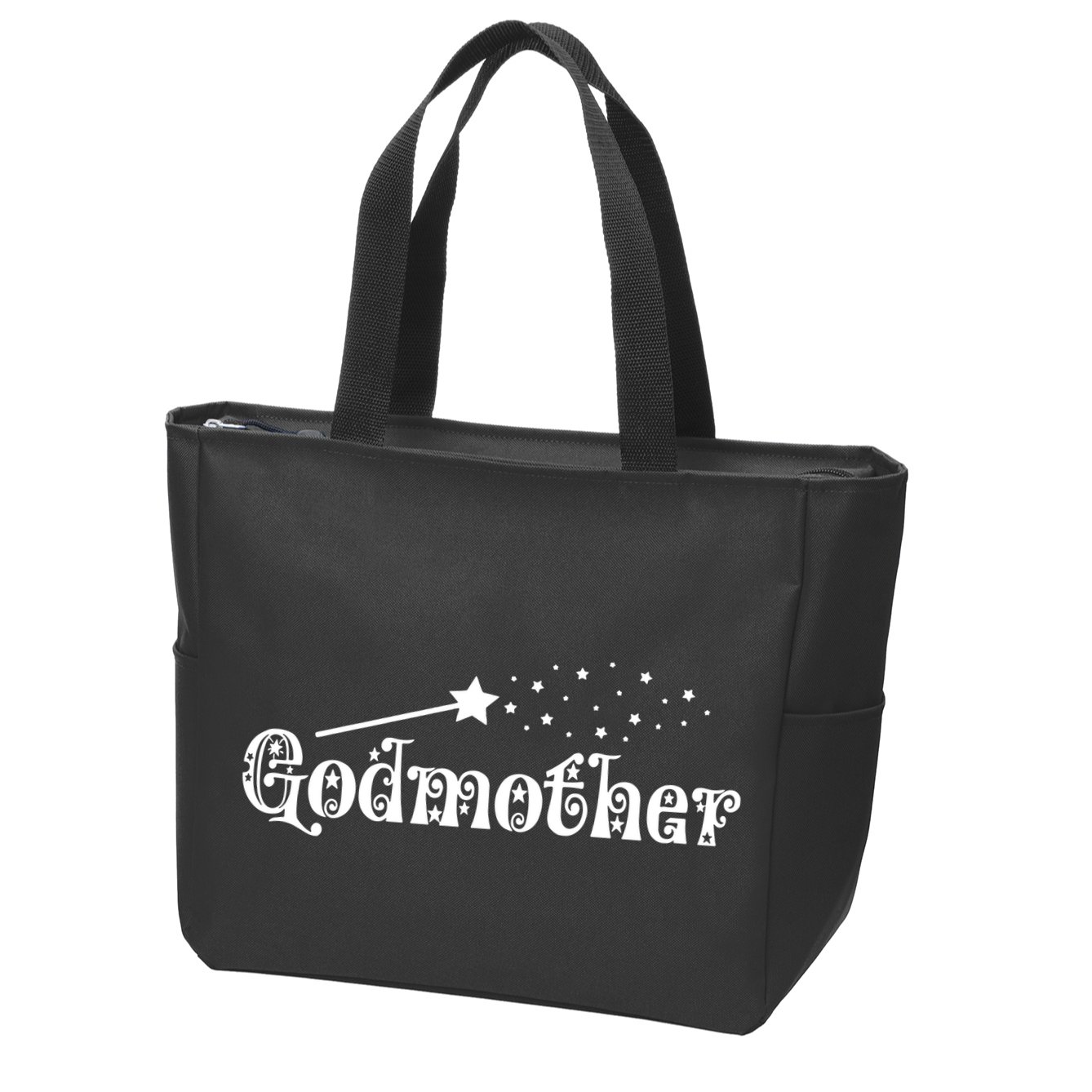 Godmother Magic Wand Zip Tote Bag