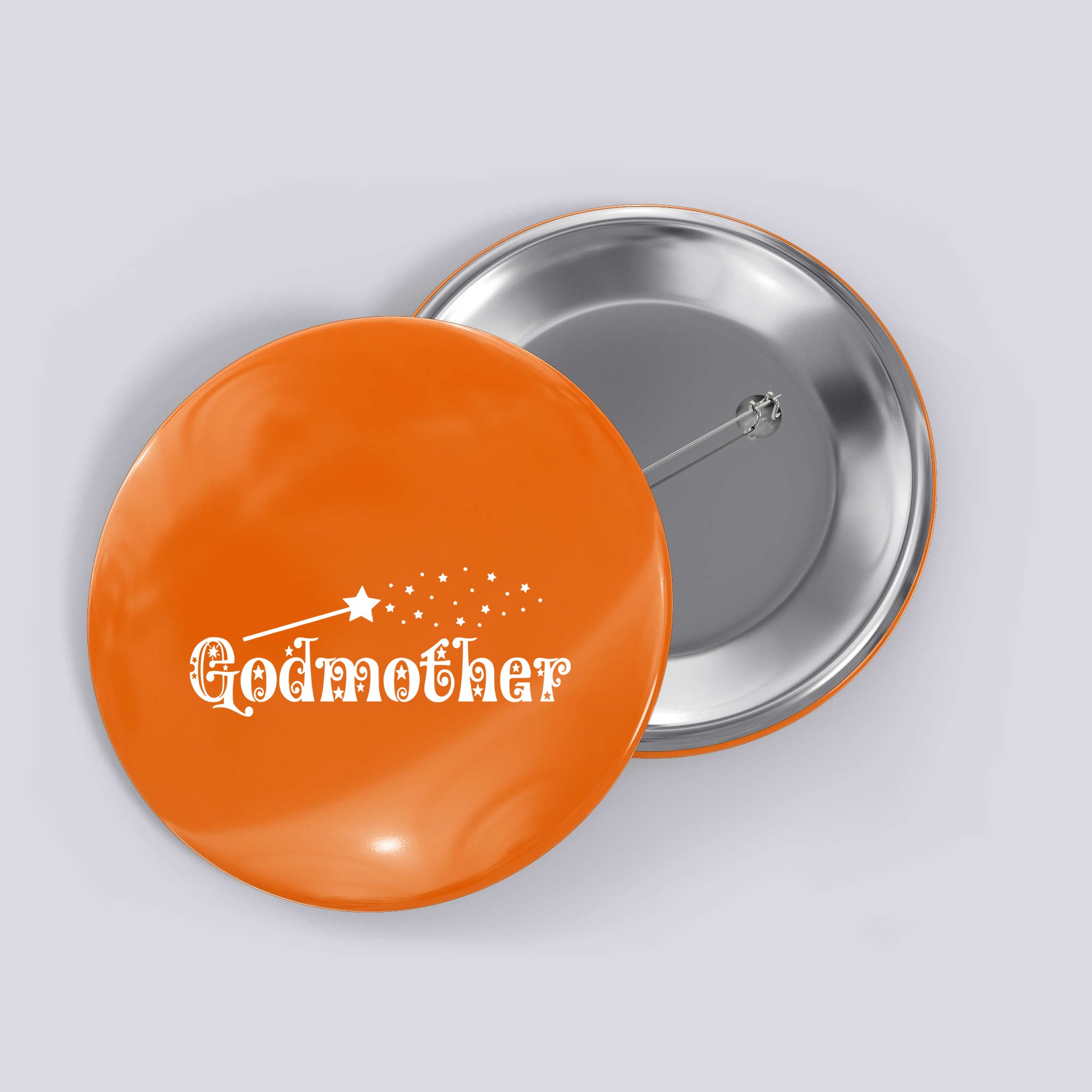 Godmother Magic Wand Button