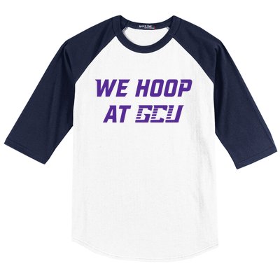 Gcu Mbb We Hoop At Gcu Baseball Sleeve Shirt