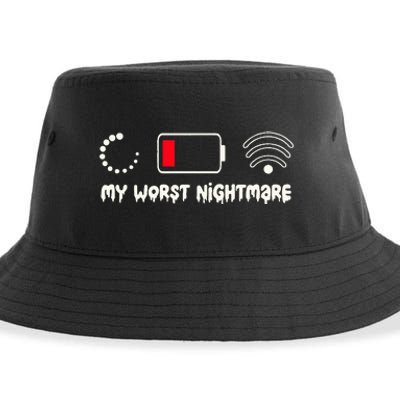 Gaming My Worst Nightmare Gamer Sustainable Bucket Hat