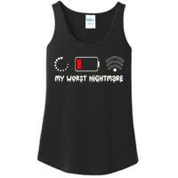 Gaming My Worst Nightmare Gamer Ladies Essential Tank