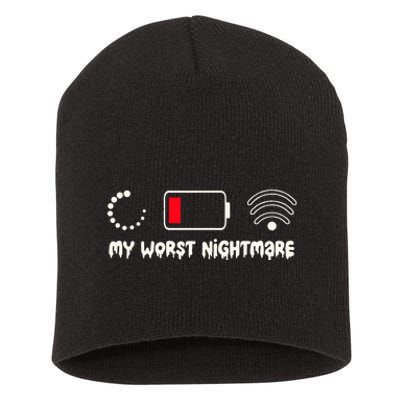 Gaming My Worst Nightmare Gamer Short Acrylic Beanie