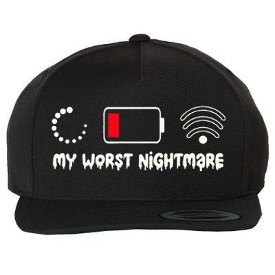 Gaming My Worst Nightmare Gamer Wool Snapback Cap