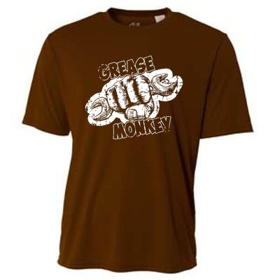 Grease Monkey Wrench Auto Mechanics Cooling Performance Crew T-Shirt