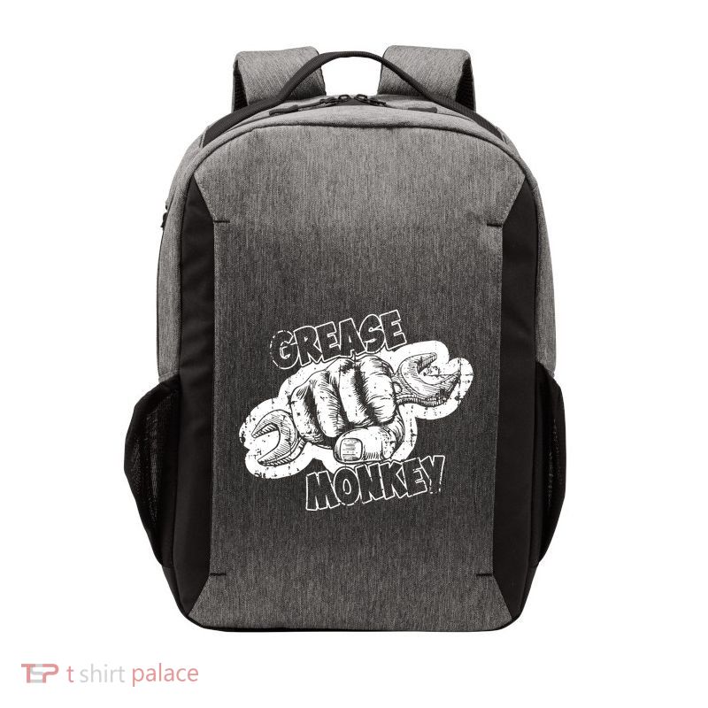 Grease Monkey Wrench Auto Mechanics Vector Backpack