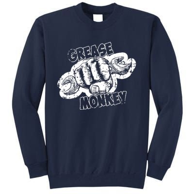 Grease Monkey Wrench Auto Mechanics Tall Sweatshirt