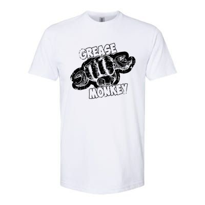 Grease Monkey Wrench Auto Mechanics Softstyle CVC T-Shirt