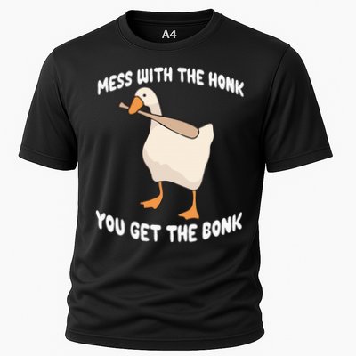 Goose Mess With The Honk You Get The Bonk Performance Shirt