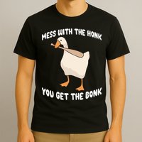 Goose Mess With The Honk You Get The Bonk T-Shirt