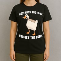 Goose Mess With The Honk You Get The Bonk T-Shirt
