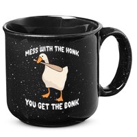 Goose Mess With The Honk You Get The Bonk 15oz Campfire Ceramic Mug