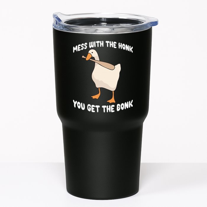 Goose Mess With The Honk You Get The Bonk Tumbler