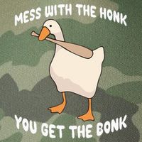 Goose Mess With The Honk You Get The Bonk Legacy Tie Dye Trucker Hat