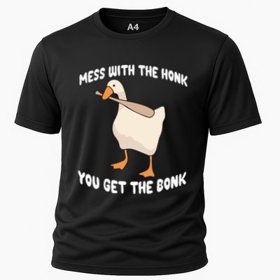 Goose Mess With The Honk You Get The Bonk Performance Shirt