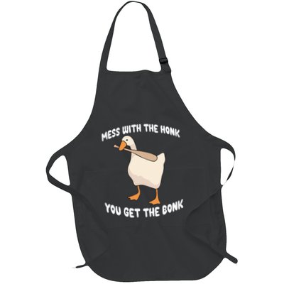 Goose Mess With The Honk You Get The Bonk Apron