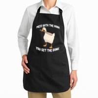 Goose Mess With The Honk You Get The Bonk Apron