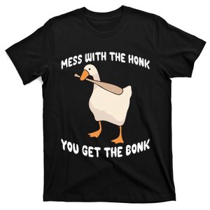 Goose Mess With The Honk You Get The Bonk T-Shirt