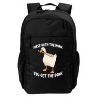 Goose Mess With The Honk You Get The Bonk Backpack