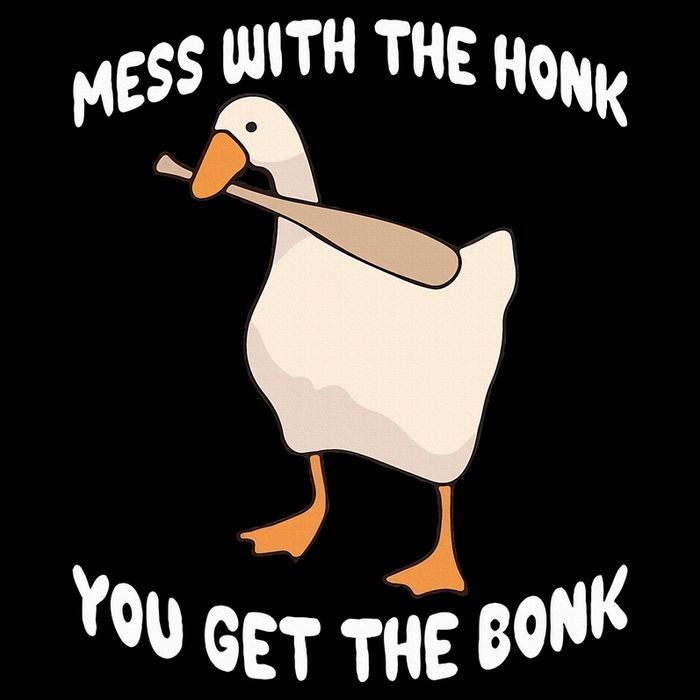 Goose Mess With The Honk You Get The Bonk 16 in Basic Backpack