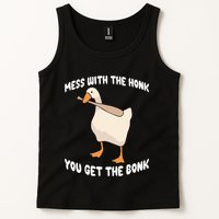 Goose Mess With The Honk You Get The Bonk Tank Top