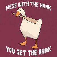 Goose Mess With The Honk You Get The Bonk 16oz Travel Tumbler