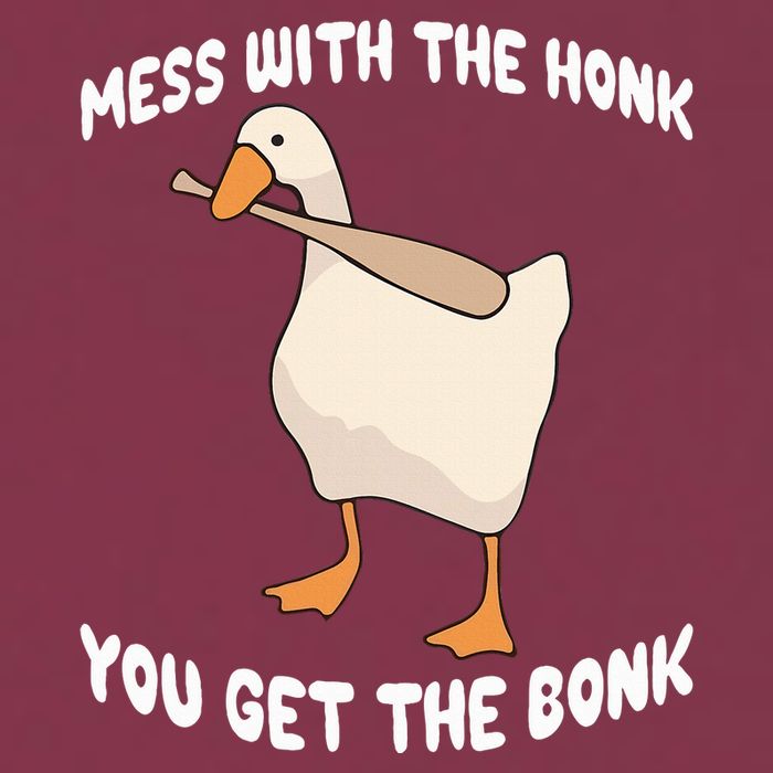 Goose Mess With The Honk You Get The Bonk 16oz Travel Tumbler