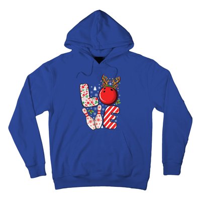 Group Matching Xmas Bowling Ball And Pins Christmas Bowling Gift Hoodie