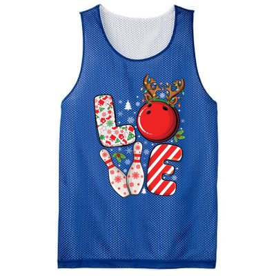 Group Matching Xmas Bowling Ball And Pins Christmas Bowling Gift Mesh Reversible Basketball Jersey Tank